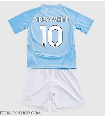 Nottingham Forest Morgan Gibbs-White #10 Terza Maglia Bambino 2024-25 Manica Corta (+ Pantaloni corti)
